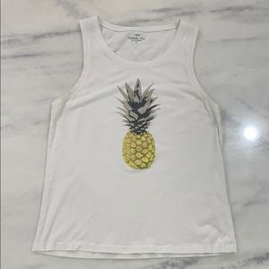 J. Crew Pineapple Tank
